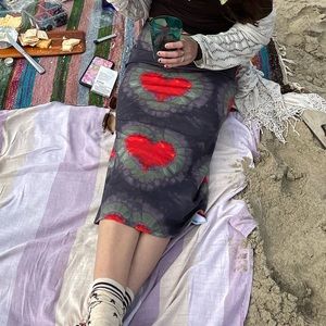 Omighty one love maxi skirt